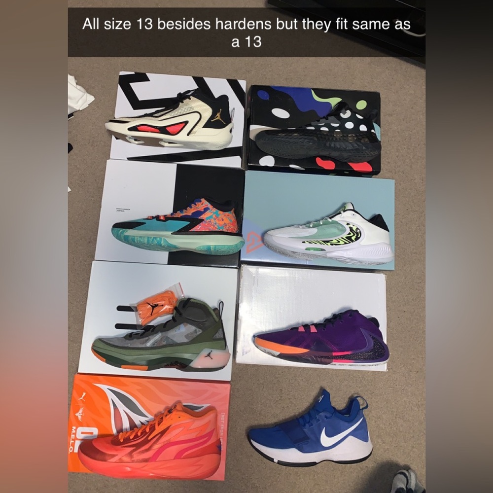 Size 13 basketball shoe lot